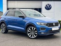 Blue Used 2021 VW T-Roc R-line SUV | £20,790 (Fair price)
