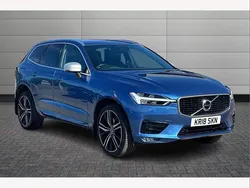 Bursting blue Used 2018 Volvo XC60 R-Design Pro SUV | £23,795 (Fair price)