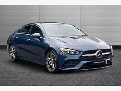 Blue Used 2022 Mercedes CLA220 AMG Line Premium Sedan | £22,495 (Fair price)