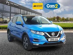 Blue Used 2018 Nissan Qashqai N-Connecta SUV | £11,490 (Fair price)