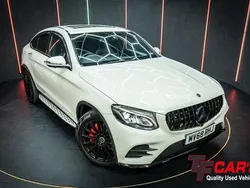 White Used 2018 Mercedes GLC250 AMG line Coupe | £26,995 (Expensive)