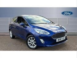 Blue Used 2018 Ford Fiesta Zetec Hatchback | £7,240 (Good price)
