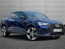 Blue Used 2022 Audi Q3 Black Edition SUV | £31,350 (Fair price)
