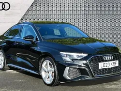 Black Used 2023 Audi A3 S-Line Sedan | £22,602 (Fair price)