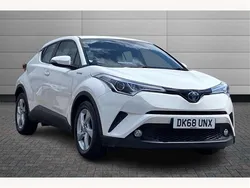 White Used 2018 Toyota C-HR SUV | £12,695 (Fair price)