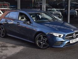 Blue Used 2021 Mercedes A180 AMG Line Premium Hatchback | £19,990 (A bit pricey)