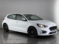 White Used 2019 Ford Focus ST-Line Hatchback | £14,550 (Fair price)