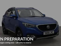 Blue Used 2019 MG ZS Exclusive Sedan | £10,280 (Fair price)