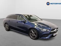 Blue Used 2022 Mercedes CLA200 AMG line Estate | £21,299 (Good price)
