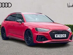 Red Used 2020 Audi RS4 Design Estate | £55,400 (Expensive)