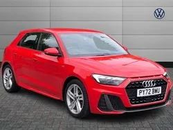 Red Used 2022 Audi A1 S-Line Hatchback | £18,839 (Fair price)