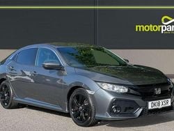 Grey Used 2018 Honda Civic SR Hatchback | £10,750 (Fair price)