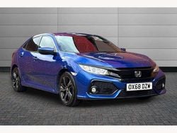 Blue Used 2019 Honda Civic SR Hatchback | £10,995 (Fair price)