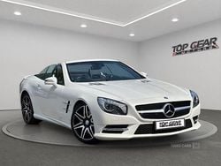 White Used 2014 Mercedes SL350 AMG Cabriolet | £21,945 (Fair price)
