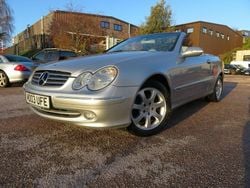 Silver Used 2003 Mercedes CLK200 Elegance Cabriolet | £3,295