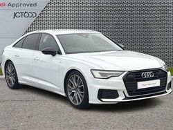 Glacier white metallic Used 2022 Audi A6 Black Edition Sedan | £34,562 (A bit pricey)