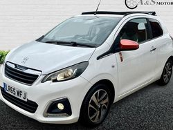 White Used 2015 Peugeot 108 Roland Garros Hatchback | £4,995 (Fair price)