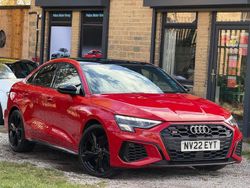 Red Used 2022 Audi S3 Advanced Sedan | £23,990