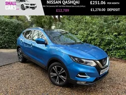 Blue Used 2019 Nissan Qashqai N-Connecta SUV | £12,789 (Fair price)