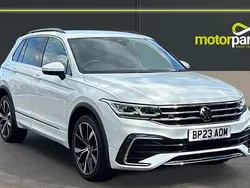 White Used 2023 VW Tiguan R-line SUV | £27,500 (Good price)