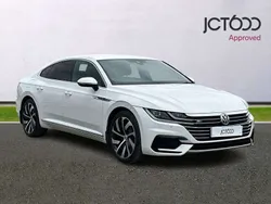 White Used 2018 VW Arteon R-line Hatchback | £17,500 (Fair price)