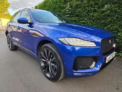 Blue Used 2017 Jaguar F-Pace S SUV | £18,495 (Fair price)