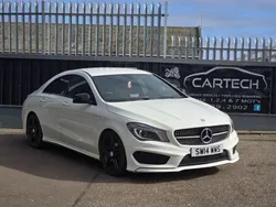 White Used 2014 Mercedes CLA200 AMG Sedan | £10,995 (Fair price)