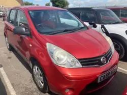 Red Used 2009 Nissan Note Visia MPV | £3,750 (A bit pricey)