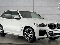 Alpine white Used 2021 BMW X3 M Sport SUV | £29,390 (Good price)