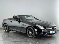Black Used 2018 Mercedes SLC200 AMG line Cabriolet | £18,250 (Good price)