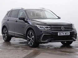 Black Used 2024 VW Tiguan Allspace R-line SUV | £37,900 (Expensive)