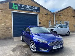 Blue Used 2017 Ford Focus Titanium Hatchback | £7,995 (Fair price)