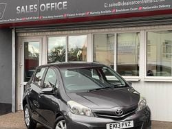 Grey Used 2013 Toyota Yaris Hatchback | £3,995 (Fair price)
