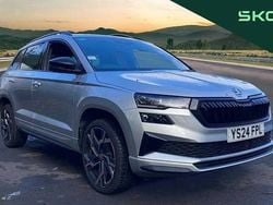 Brilliant silver metallic Used 2024 Skoda Karoq SportLine SUV | £26,682 (Good price)