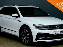 White Used 2017 VW Tiguan R-line SUV | £15,495 (Fair price)