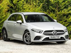Silver Used 2018 Mercedes A200 AMG line Hatchback | £17,498 (Fair price)