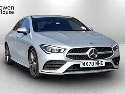 Silver Used 2020 Mercedes CLA200 AMG line Coupe | £19,750 (Fair price)