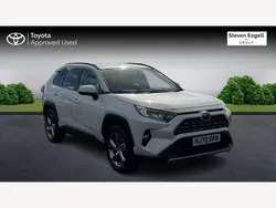 White Used 2020 Toyota RAV4 Hybrid Design SUV | £25,762 (Fair price)