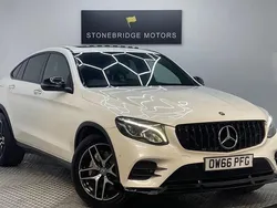 White Used 2016 Mercedes GLC220 AMG Line Premium Coupe | £19,999 (Fair price)