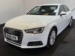 White Used 2018 Audi A4 Comfort Sedan | £13,400 (Good price)