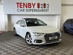 White Used 2021 Audi A6 Sport Sedan | £16,995 (Fair price)