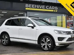 White Used 2016 VW Touareg R-line SUV | £14,950 (Super price)