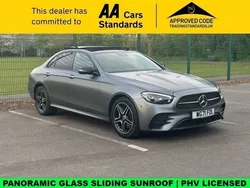 Grey Used 2021 Mercedes E300 AMG line Sedan | £28,995 (Expensive)