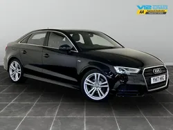 Black Used 2017 Audi A3 S-Line Sedan | £9,995 (Good price)