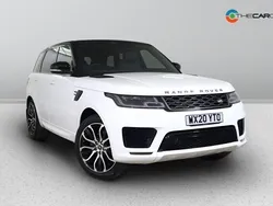 White Used 2020 Land Rover Range Rover Sport HSE Dynamic SUV | £34,975 (Fair price)