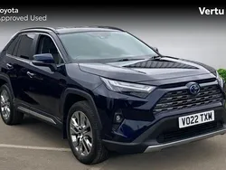 Blue Used 2022 Toyota RAV4 Hybrid SUV | £26,677 (Fair price)
