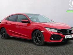 Red Used 2018 Honda Civic Sport Plus Hatchback | £15,499 (Fair price)