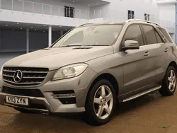 Silver Used 2013 Mercedes ML250 AMG SUV | £10,499 (Fair price)