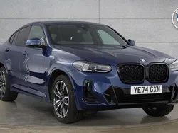 Blue Used 2024 BMW X4 M Sport SUV | £44,700 (Good price)