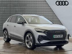 Silver Used 2024 Audi Q4 e-tron Black Edition SUV | £33,650 (Super price)